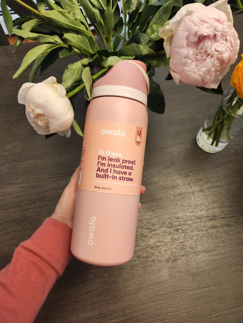 Owala Rosy Dreams 32 Ounce Bottle Freesip